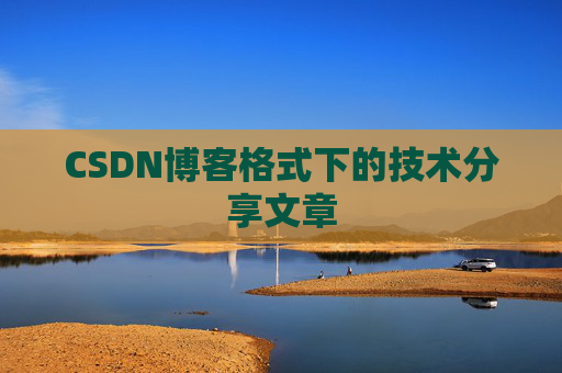 CSDN博客格式下的技术分享文章